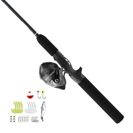 10 zebco fishing pole Used Crappie Classic CC10T 10' Telescopic Pole-Missing Tip Eyelet The affordably Zebco - 202 Spincast Combo