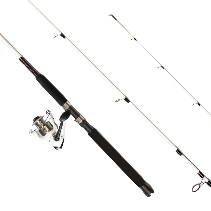 catfish spinning rod reel combo Ugly Stik Catch Ugly Fish casting baitcasting reel Powerful carbon matrix drag for big fish Stainless steel ball bearings and precision brass gears Chrome Fishing For Fun Spinning Combo