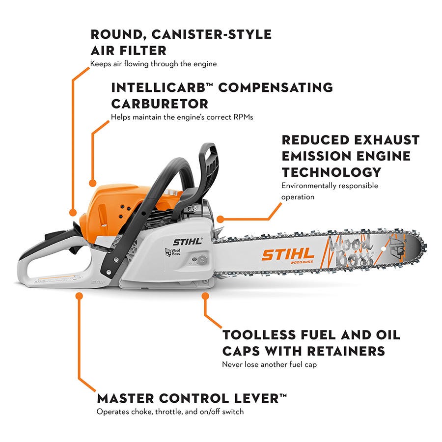 STIHL MS 251 Wood Boss Chainsaw - 18
