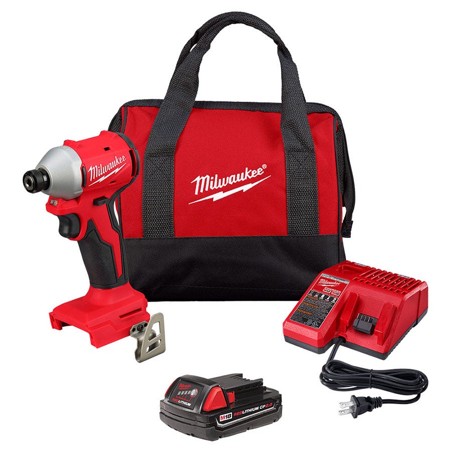 Milwaukee M18™ Compact Brushless Impact Drill Kit - 1/4