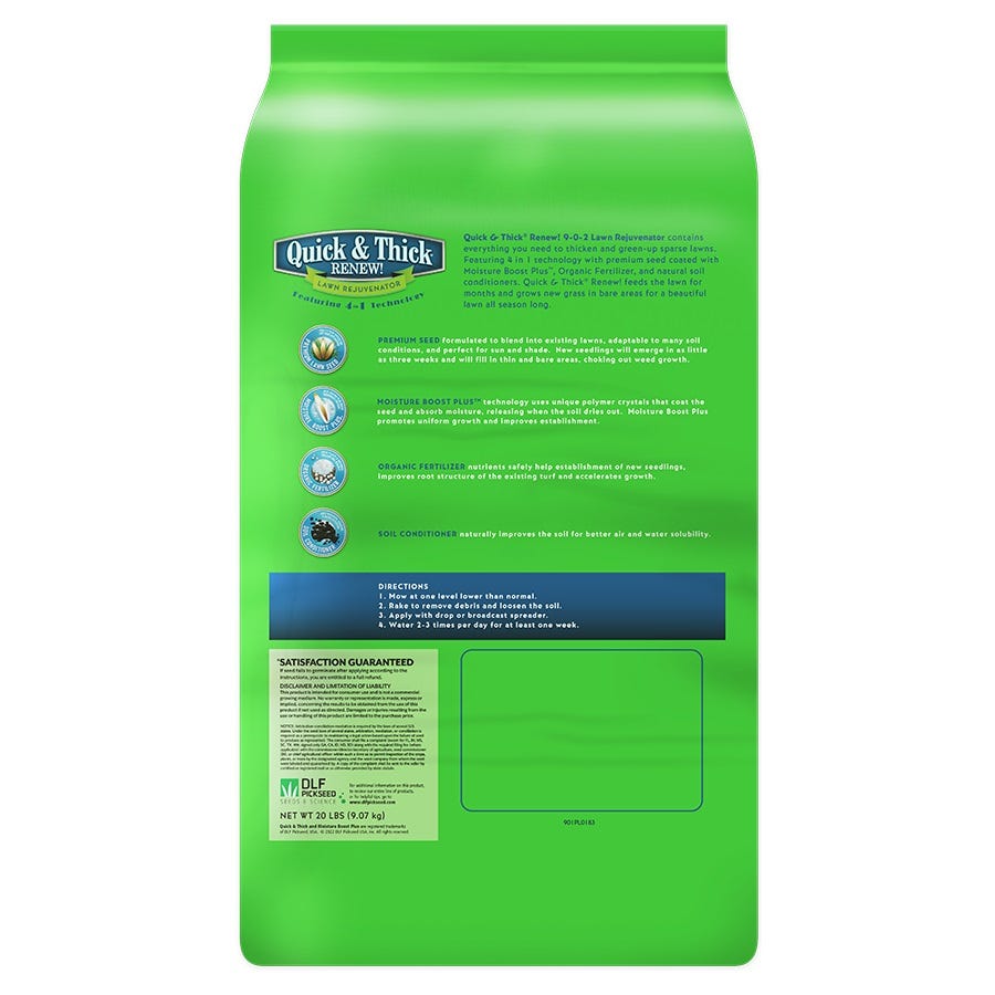 X-Seed Quick & Thick Renew Grass Seed