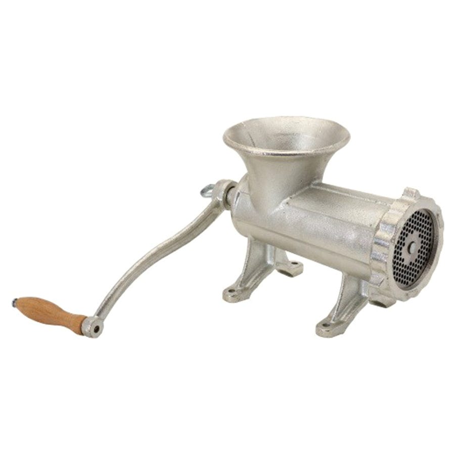 LEM Tin'd Cast Iron Hand Grinder - #32 - 14.57" - 15.75" - 6.42"