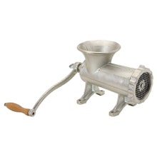 LEM Tin'd Cast Iron Hand Grinder - #32 - 14.57" - 15.75" - 6.42"