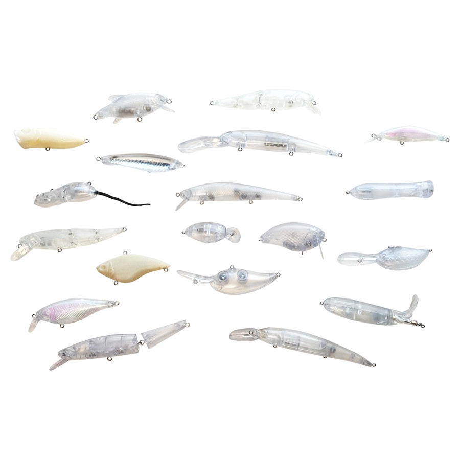 build your own fishing lure online 40mm Lipless Crankbait Blanks 140PCS includes 20pcs spinner blades Build Your Own Lure