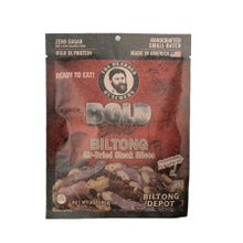 Bearded Butchers Bold Blend Biltong Traditional Cut w/Fat Air-Dried Steak Slices - 3 oz