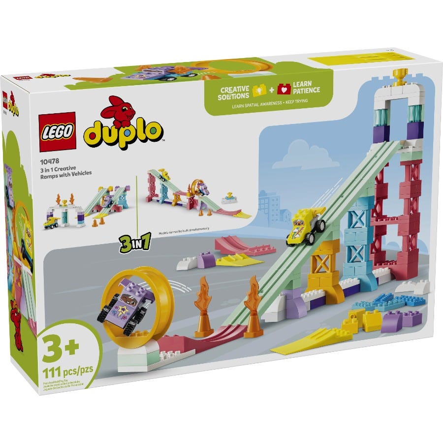LEGO 3 in 1 Creative Ramps with Vehicles Building Set