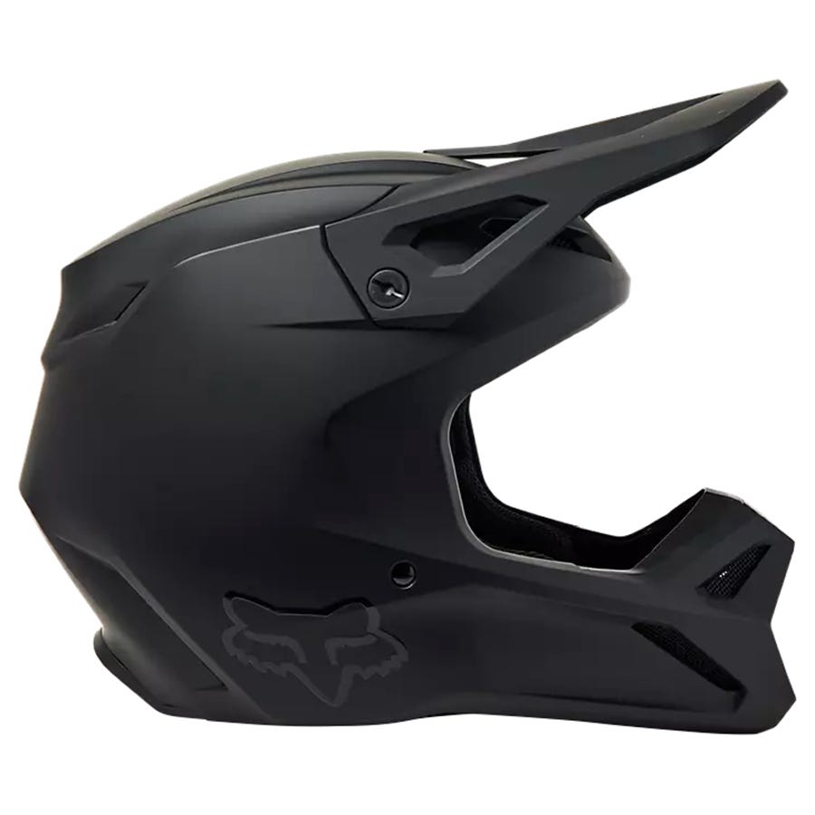 Fox Racing Boy's Youth V1 Moto Helmet - Matte Black