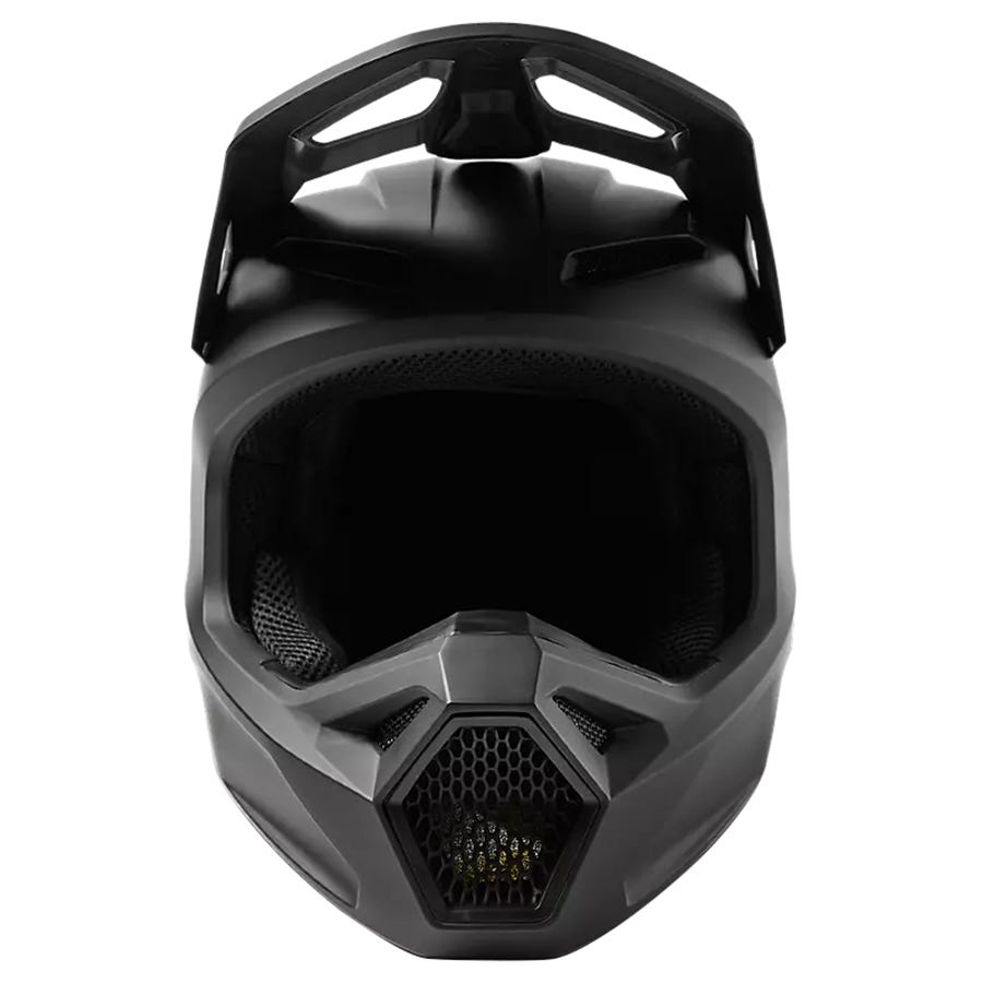 Fox Racing Boy's Youth V1 Moto Helmet - Matte Black