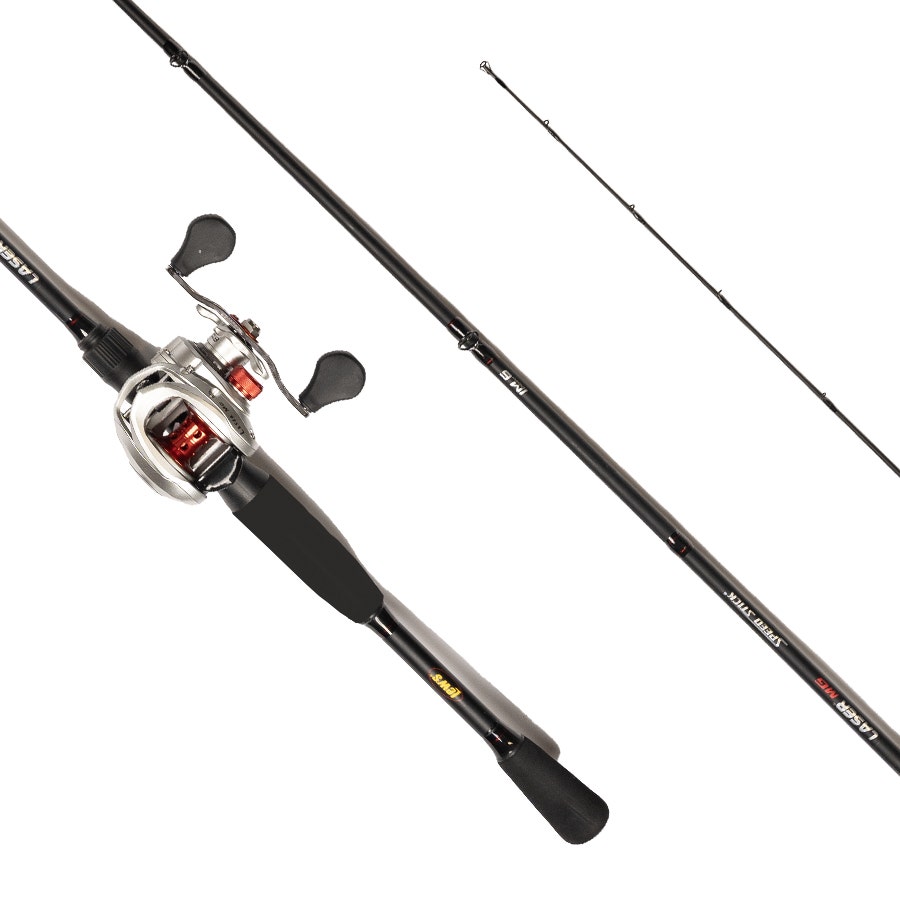 baitcast combo lews Kickin' Their Bass x Lew's (RIGHT) Kickin Their Bass Tv Setting Brake (MSB) system for precise cast control Large MH2SH70MHG3