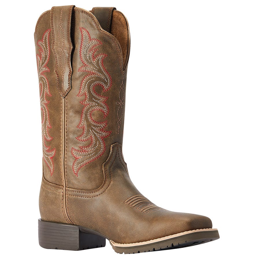 Ariat Women's Wide Square Toe Hybrid Rancher StretchFit Boots