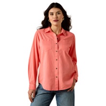 Ariat Women's Billie Jean Shirt - Shell Pink Dobby