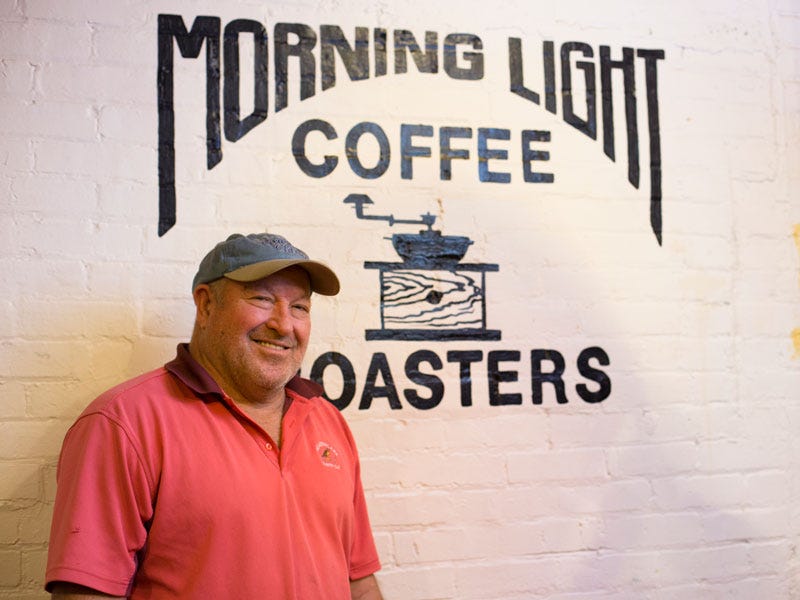 Who own's Morning Light Coffee in Montana?