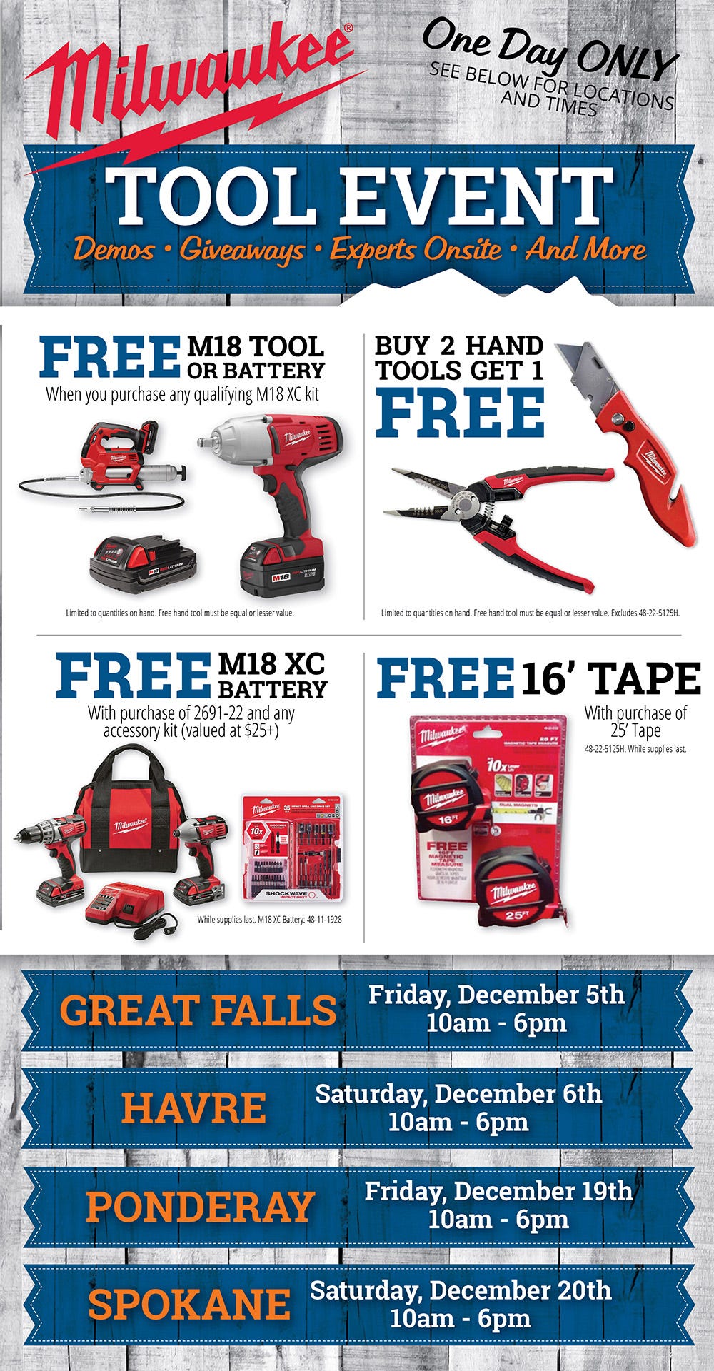 Milwaukee Tool Event Your Local 40