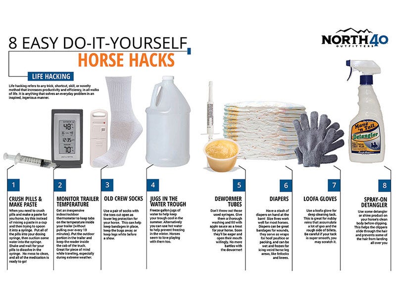 8 Easy Do-It-Yourself Horse Hacks