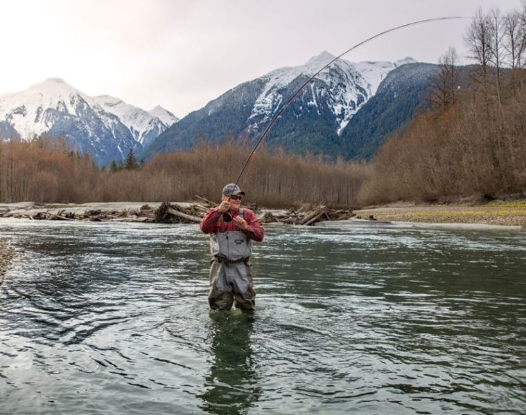 Shucking Prawns & Skating Bull Fly Fishing Vancouver Island (6)