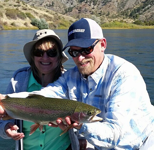 Lori's-First-Trout-on-the-Fly