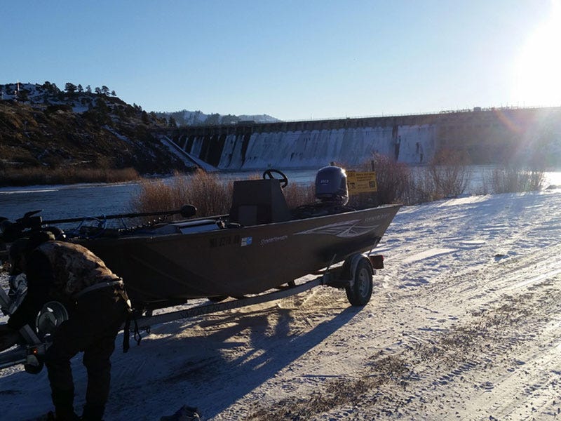 Ice Sheet Nymphing On New Year's