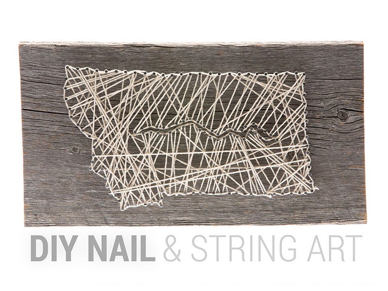 DIY: Nail & String Art