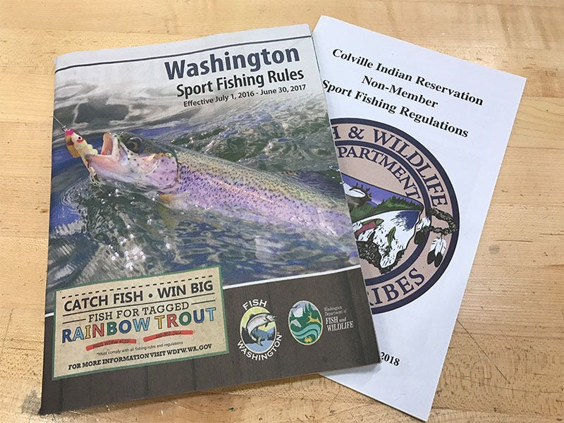 2017 Washington Fishing License Reminder