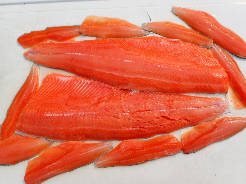 Fillet fish for smoking