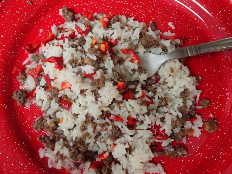 Homemade meals rehydrate beautifully
