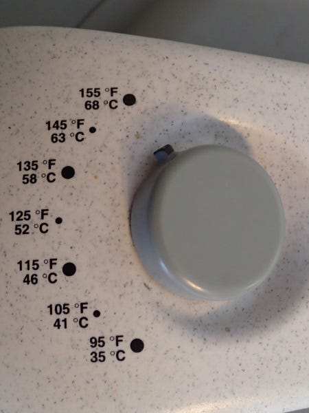 Dehydrators have different temperature ranges