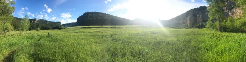 smith river crowsfoot Outhouse Panorama