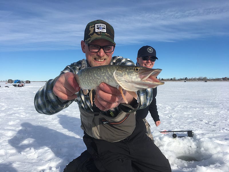 Fun Ice Fishing On Montana’s Lake Frances
