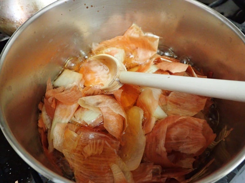  Boiling-the-onion-skins.