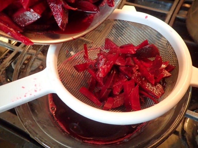 Straining-the-beets