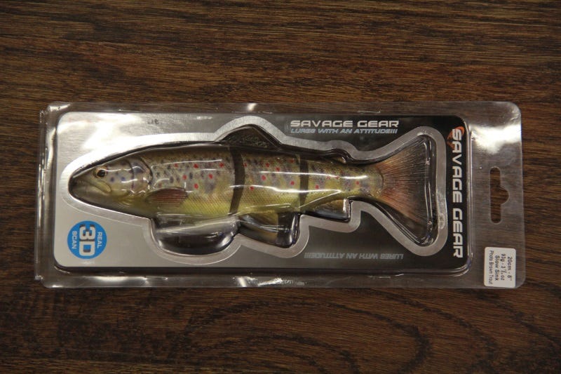 Savage Gear 8 inch brown trout coloration