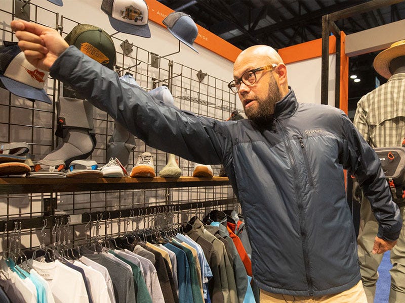 Simms Mid-Stream Insulated Jacket and Pants at IFTD 2018
