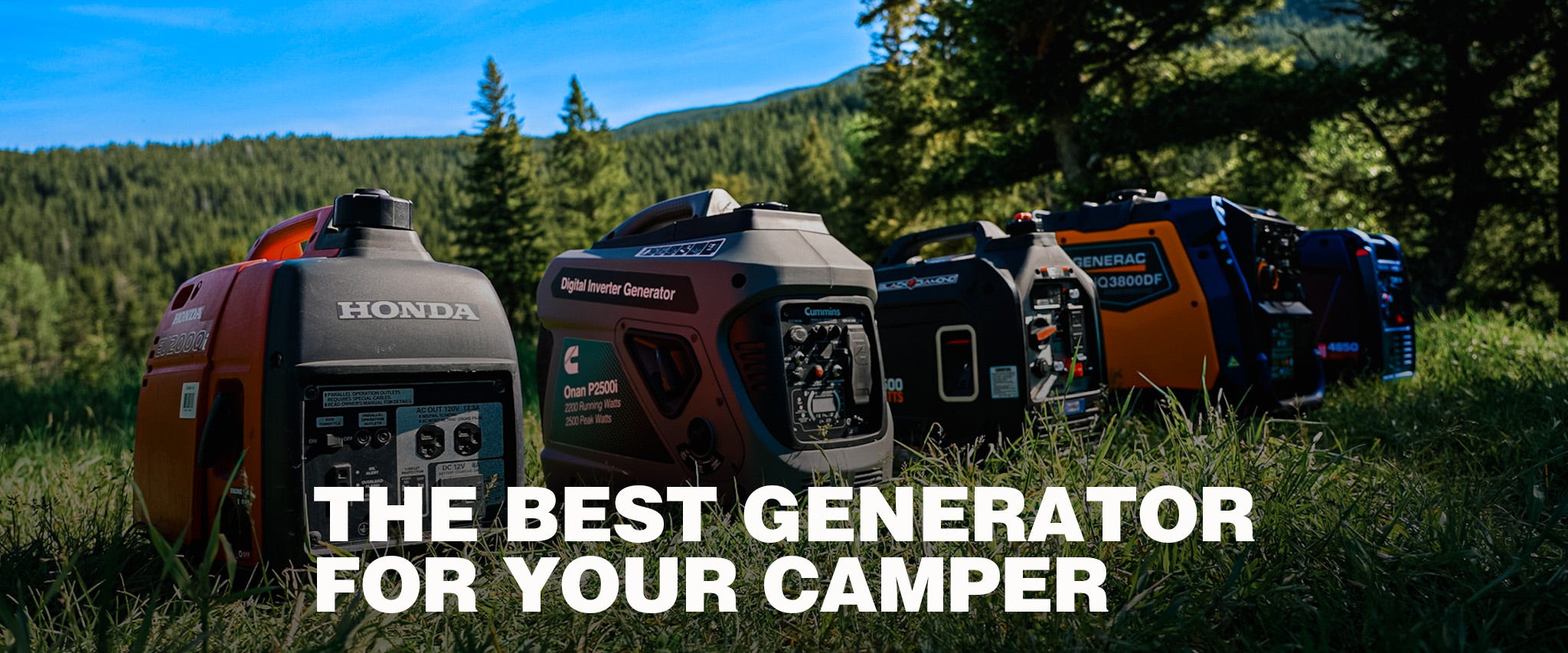 The best generator for your camper