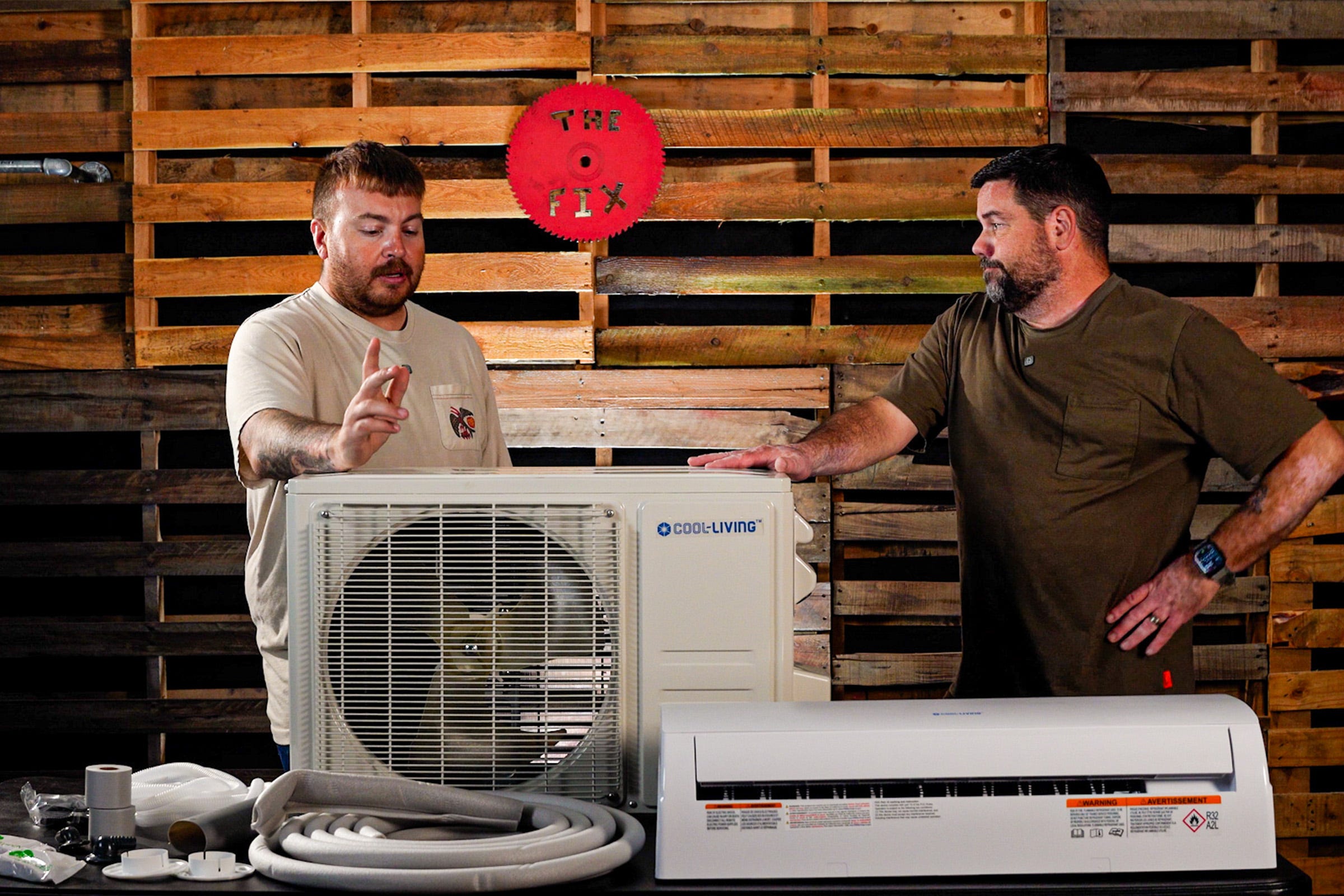 Low cost permanent A/C solution