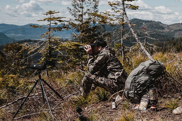 Spring Bear Hunting in pnuma camo with my seekins precision rifle, a stone glacier backpack, vortex tripod, vortex binos, vortex spotting scope camping in my smith and rogue tent 