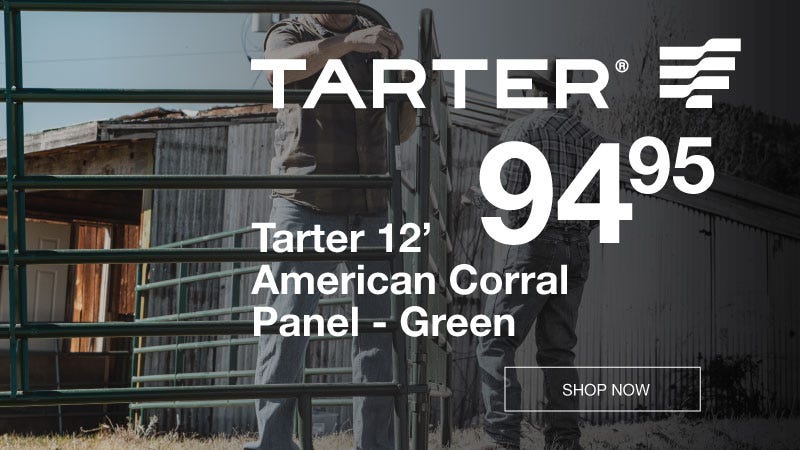 Green Tarter  American corral panel, emphasizing its durability and functionality for agricultural use.
