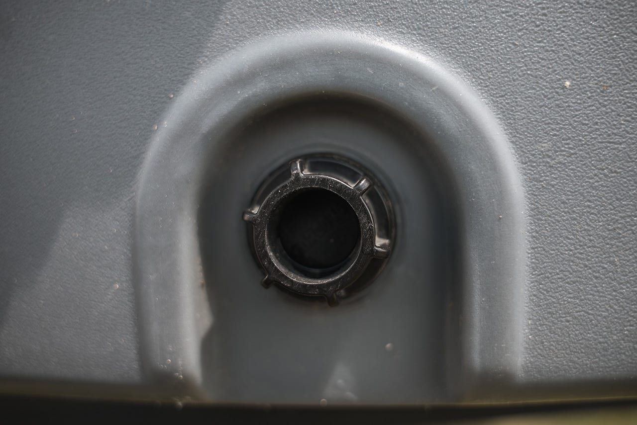 The drain plug of a Cordova cooler