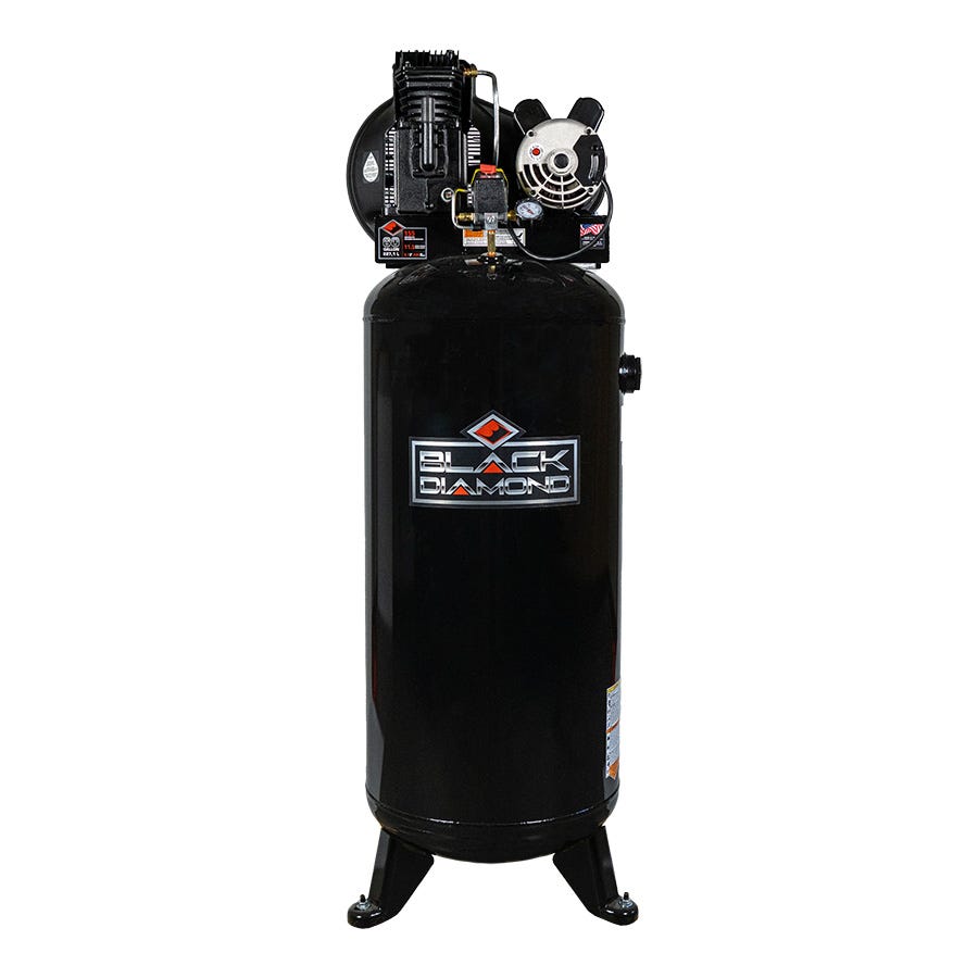 Large black diamond air compressor