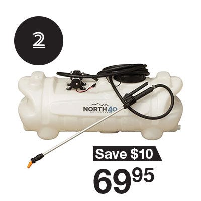 item #2 is a eskimo ice auger. get a free battery with purchase