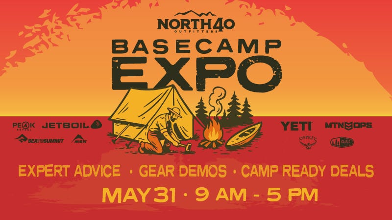 Base Camp Camping Expo May 31st