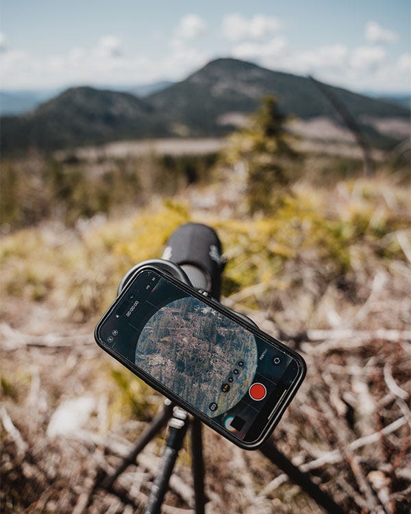 Digi-Scoping with Vortex Razor Spotting Scope using a Tripod and Magview adapter 