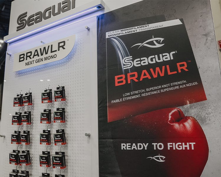 the new brawlr mono on display at the seaguar booth icast 2026