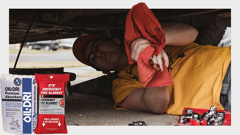 Person Fixing Car