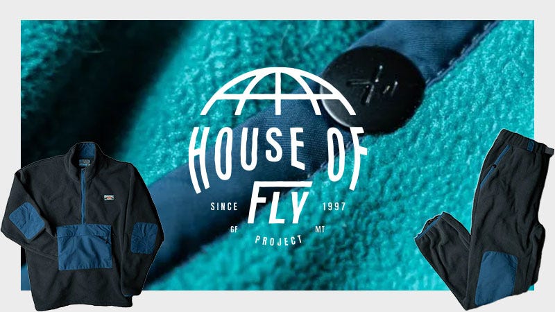 House of Fly Heater Pullover and pants in teal and black