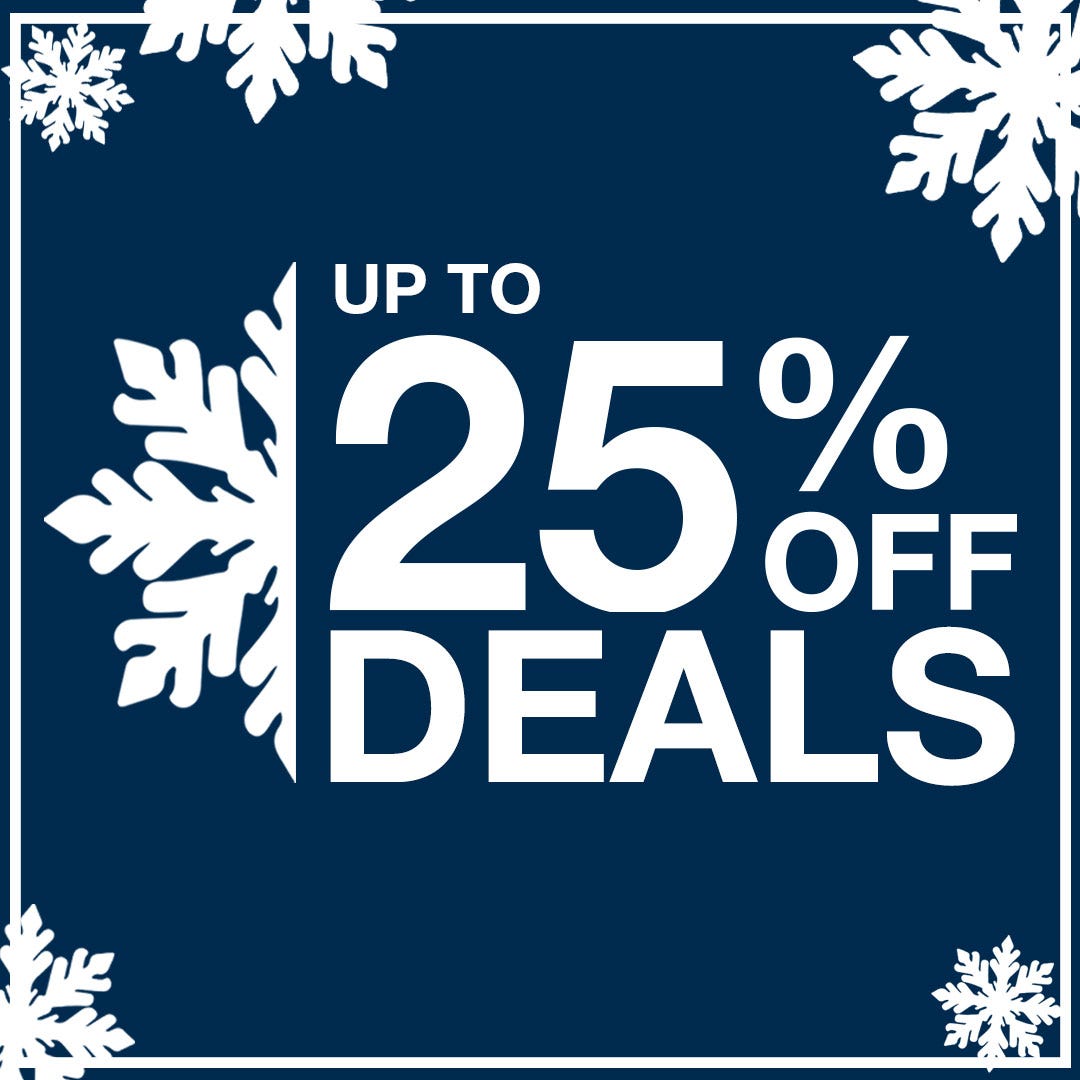 25% off deals