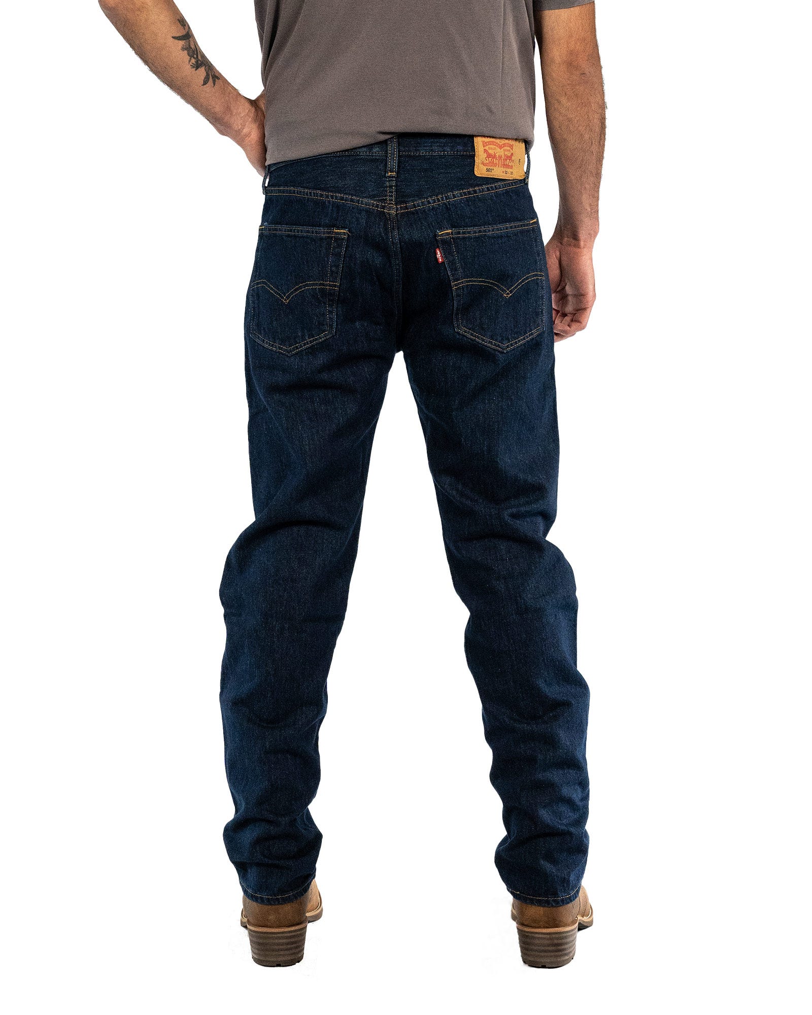 A back view of the Levi's 501 jeans