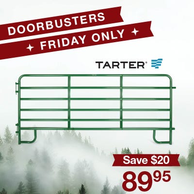 friday only - tarter panel for 89.95 - save $20