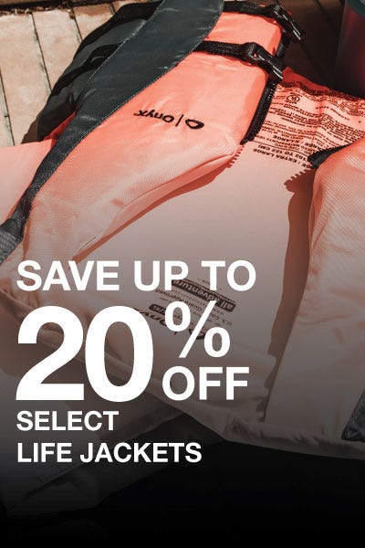 20% off select life jackets