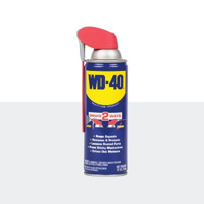 wd40 icon. click to shop auto cleaning and care