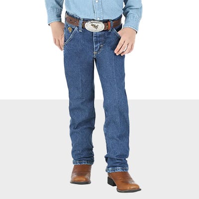 boy in jeans icon. click to shop boy's apparel